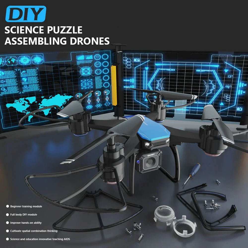 JJRC H108 DIY Teaching Assembl - Drone Racing Camera recension och pris